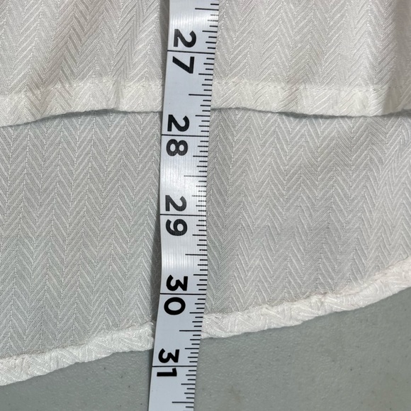 HATLEY Ivory Embroidered Tunic Top Size Large Modal Blend - Picture 14 of 16